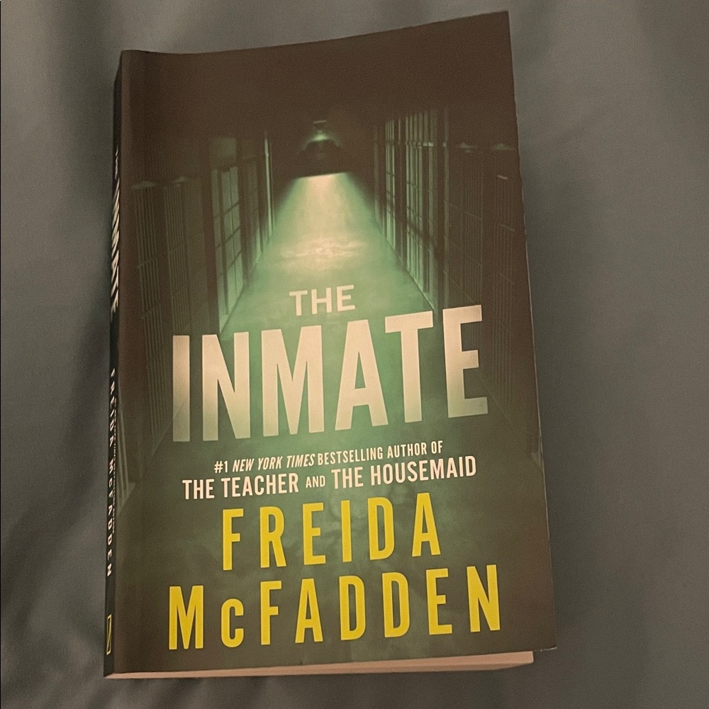The Inmate by Freida McFadden Paperback Book